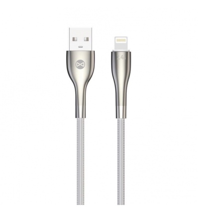 Kabel Forever Sleek USB/Lightning 1m 2,4A bílý