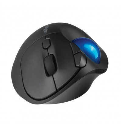 Kensington Pro Fit Ergo TB450 trackball/Ergonomický/Optický/Bezdrátový 2.4GHz & Bluetooth/Černý