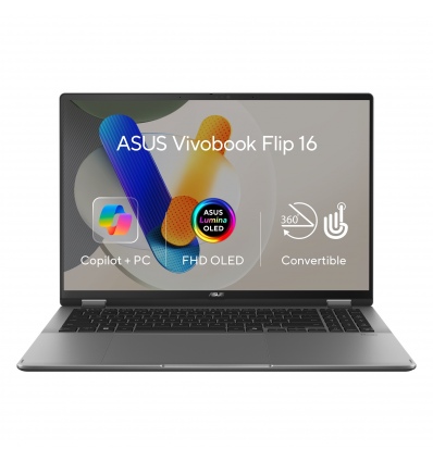 ASUS Vivobook 16/TP3607SA/U7-256V/16,0"/2880x1800/T/16GB/1TB SSD/Arc 140V/W11H/Gray/2R