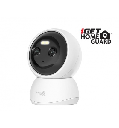 iGET HGWIP222 - WiFi Dual Lens 2K IP kamera s LED + IR nočním viděním, zvuk, otočná, CZ aplikace