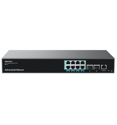 Grandstream GWN7821P managed Network Switch L3, 8x2,5G, SFP+, PoE, VLAN, IGMP, MLD, MVR