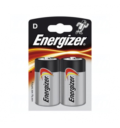 Baterie Energizer Alkaline Power D, LR20, velké mono, AM1, XL, BA3030, MN1300, 813, E95, LR20N, 13A, 1,5V, blistr 2 ks