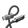 Mcdodo USB C / Lightning kabel Knight serie, 3A, 1.2m, černý